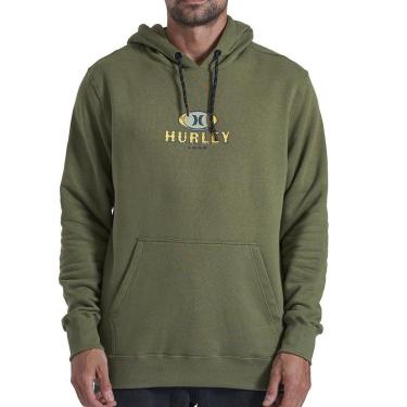 Imagem de Moletom Hurley Canguru Retro Waves WT25 Masculino-Masculino