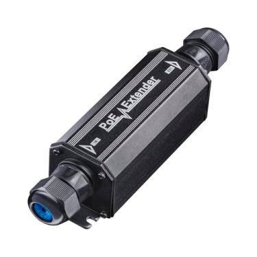 Imagem de POE15 Extensor PoE Gigabit Outdoor Impermeável IP67 Repetidor Rede 1000Mbps Para Câmeras IP e AP Wireless Estende 100M, Montado na Parede, IEEE 802.3at/802.3af