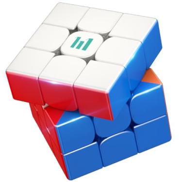 Imagem de Bukefuno Cubos MoYu Huameng YS3M UV 2023 Maglev Ball Core UV versão 3x3 cubo magnético velocidade sem adesivo MFJS quebra-cabeça mágico 3x3x3 cubo Moyu 2023 Super YS3 M Maglev UV (YS3M Ball-Core