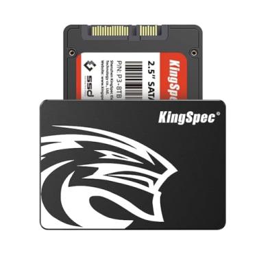 Imagem de KingSpec 8 TB 2.5 SSD SATA III interno - 550 MB/s de leitura, 520 MB/s de gravação com flash NAND 3D, para laptop e desktop