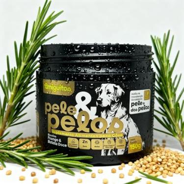 Imagem de Amiguitos Pele & Pelos, Suplemento Alimentar para Cães, Frango e Batata Doce, Biscoito 150g