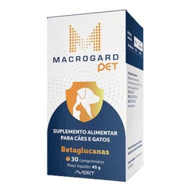 Imagem de Suplemento Macrogard Pet com 30 Comprimidos - AVERT