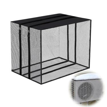 Imagem de Capa externa para janela AC, 52 x 35 x 39 cm de tela para janela de ar condicionado exterior à prova de poeira capa de proteção para janela de ar condicionado