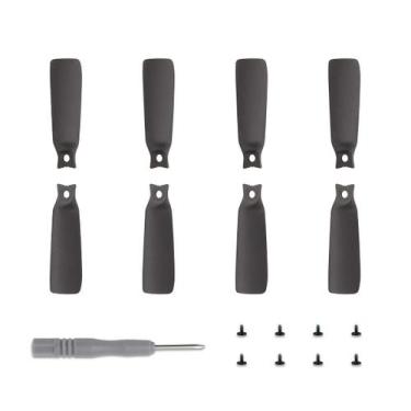 Imagem de 2 Pares de Hélices Coloridas Para Drone DJI Flip - Sunnylife, Preto