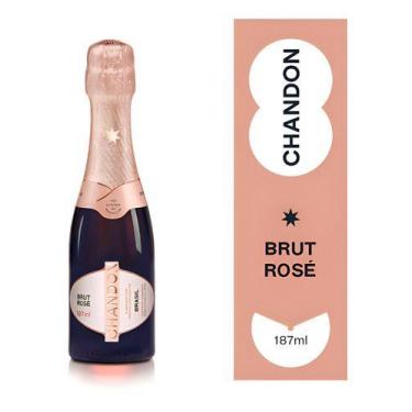 Imagem de Espumante Nacional Chandon Baby Brut Rosé Miniatura 187ml
