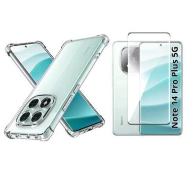 Imagem de Capa Case e Película para Xiaomi Redmi Note 14 4G Note 14 5G Note 14 P