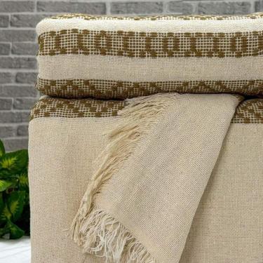 Imagem de Manta Para Sofá Ravenna 180cm X 240cm Cru-marrom