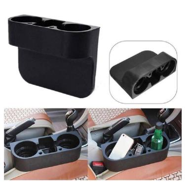 Imagem de Porta Latas Carro Suporte Celular Veicular Organizador Copo Garrafa Carregador Armazenamento Banco Assento Maquiagem