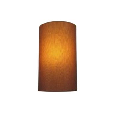 Imagem de Arandela Meia Cana Vivare Md-2031 Cúpula Em Tecido 30-18x16cm - Bivolt Palha 127-220v