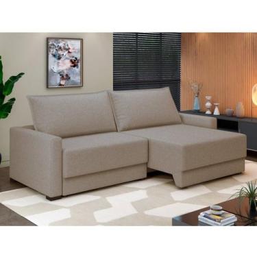 Imagem de Sofá 3 Lugares Retrátil e Reclinável 270cm Palermo - Arte Cúbica Estof