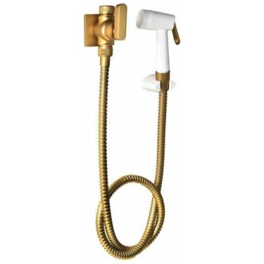 Imagem de Ducha Higiênica Com Derivação - Dourado Fosco - Color Dom