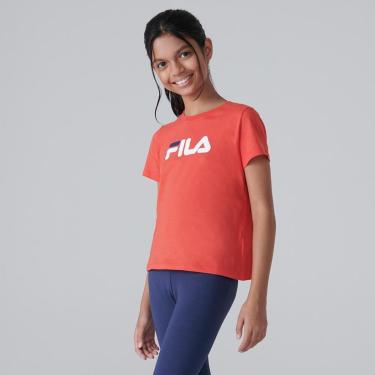 Imagem de Camiseta Fila Infantil Letter Premium Junior Menina-Feminino