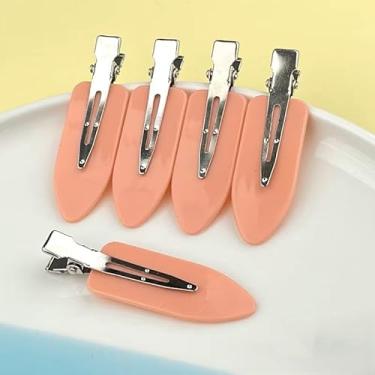 Imagem de Kit com 12 Presilhas colorida para cabelo, skincare e maquiagem,estilosa, moderna, prática e fofa (12 Rosa Sólido)