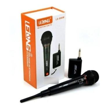 Imagem de Microfone Profissional Lelong Sem Fio Le996W