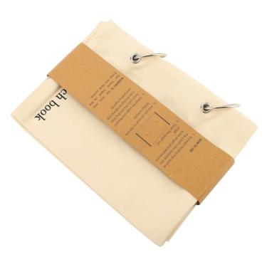 Imagem de AUNMAS Caderno de Tecido Stitchbook, Material de Linho, Design Dobrável Exclusivo, Caderno Portátil para Artistas e Viajantes