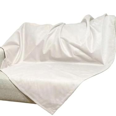 Imagem de Capa para Sofá, Manta para Sofá em Suede Liso Aveludado, 1.40m/2m/3m(Cru,2 Lugares (1,40x1,40m))