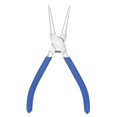 Imagem de Luqeeg Conjunto de Alicates de Anel de Pressão Curvados, 4 Peças, 7 Polegadas, Interno, Externo, Ideal para Reparo Automotivo e Uso Industrial