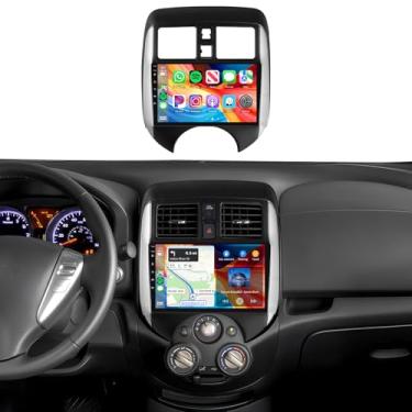 Imagem de Rádio Nissan Versa Note 2014-2016, DSP EQ integrado Android 13 estéreo para carro com carplay sem fio, Android Auto 5.0, Bluetooth, tela sensível ao toque IPS HD de 9 polegadas, GPS, câmera de backup