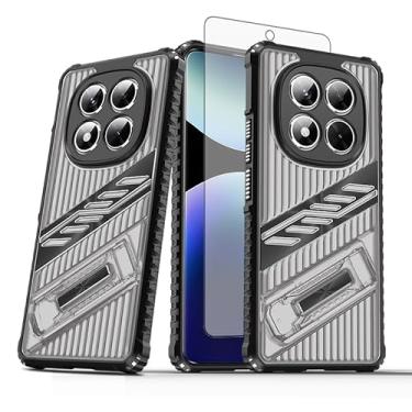 Imagem de Asuwish Capa de celular para Xiaomi Redmi Note 14 Pro 5G/14Pro 4G/Note14 Pro Plus/Poco X7 Capa de celular com protetor de tela de vidro temperado e acessórios de suporte rígido 14Pro+ Pro+ + Mulheres