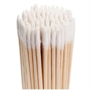 Imagem de Kit Palitos Com Algodão De Limpeza Alinhamento Henna Micropigmentação Unha Boca (600 UNIDADES)