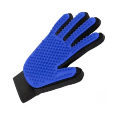 Imagem de Luva Pet Removedora de Pelos Nano Magnética – Luva Escova Desembaraçadora para Cachorros e Gatos, Massagem e Limpeza