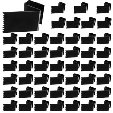 Imagem de AOKLIT 50 peças de clipes de janela de furacão para madeira compensada, clipes de furacão servem para clipes de janela de aço carbono reutilizáveis de 1/2 polegada de espessura para painéis de