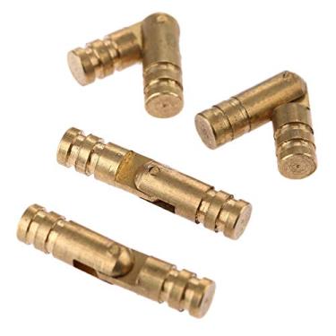 Imagem de 4 pcs puro tambor de bronze de cobre dobradiça caixas de jóias escondido invisível invisível barril escondido montar montagem para hardware de móveis YYDFPIIA