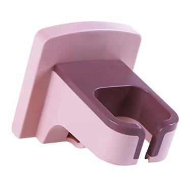 Imagem de HEEPDD Suporte para Secador de Cabelo, Organizador de Rack de Secador de Cabelo Montado Em Parede Autônoma para o Banheiro Nan Nan (Rosa)