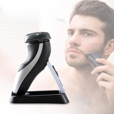 Imagem de Yinhing Suporte para Base Elétrica Dobrável Antiderrapante Compatível Com a Maioria Dos Barbeadores Elétricos Armazenamento Conveniente e Design Elegante para Bancadas de Banheiro e Uso Em Viagens