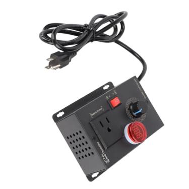 Imagem de Luqeeg Regulação Contínua do Controlador de Velocidade Variável para Ferramentas Elétricas, Regulador de Tensão SCR para Ventiladores, Carcaça de Ferro Resistente para Aparelhos Elétricos,