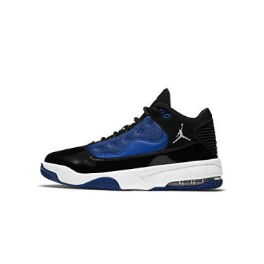 Imagem de Nike Jordan Max Aura 2 Tênis de basquete masculino, Preto/branco - azul royal, 44