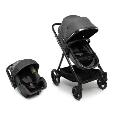 Imagem de Carrinho com Bebê Conforto Travel System Discover Duo Black Chrome - Safety 1st