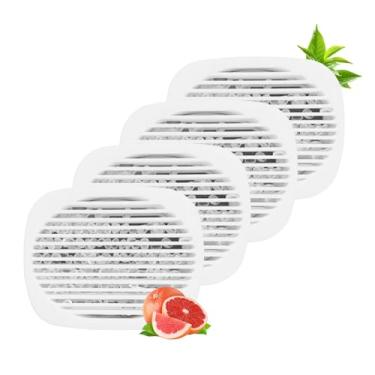 Imagem de Cyocyba Caixa de fragrância Robertet compatível com PetSnowy Snow+ caixa de areia automática para gatos, aroma de toranja verde, substituição mensal de controle de odor (4 peças)