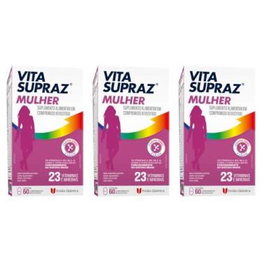 Imagem de KIt 3 Vita SuprAZ Mulher 60 Cápsulas - União Química