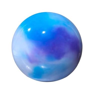 Imagem de menolana Bola de Ginástica Rítmica Inflável e de 18cm, Ideal para Exercícios, Competições e Performance, Nebulosa Arco-Íris