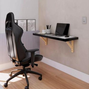 Imagem de Mesa Computador Gamer Escrivaninha Estante Tipo Industrial