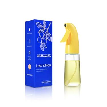 Imagem de Deziggur Pulverizador de óleo para cozinhar, pulverizador de azeite de oliva, frasco de spray de azeite para cozinhar, saladas, churrascos e mais (amarelo)