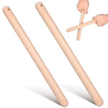 Imagem de 1 Par Baqueta Mestre De Bateria Baquetas De Madeira Bastões De Madeira De Instrumento De Percussão Braçadeira Silenciador Suprimentos De Instrumentos Musical Maior Filho Laço