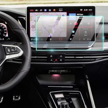 Imagem de IPG Película protetora de tela ProActive para Volkswagen Golf R/GTI 2025 32.8 cm polegadas rigidez 9H película nano cerâmica ultra responsiva alta clareza para '25Golf R/GTI12.9 cm