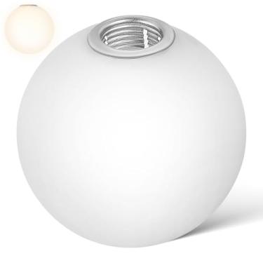 Imagem de DOITOOL Sombra de globo de vidro fosco para luminárias G9, abajur de bola de vidro, abajur moderno, substituição para lustre de luz pendente