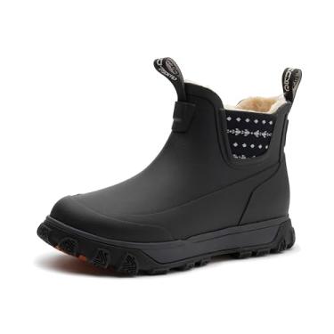 Imagem de Grundéns Bota feminina Deviation Sherpa no tornozelo | Durável, impermeável, forrada com lã, Preto, 38