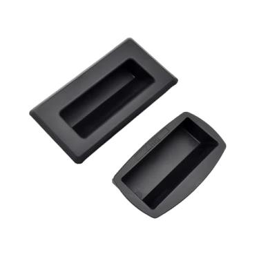 Imagem de Gaveta de porta de armário de cozinha moderna incorporada de plástico alças ocultas puxador industrial oculto ferragens para móveis 1 peça (XK654)