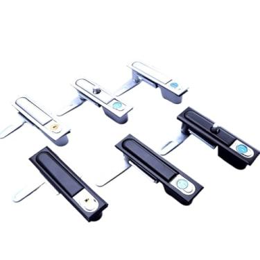 Imagem de Trava de maçaneta para armário elétrico ônibus caminhão porta trem 32 mm x 142 mm MMS214 1 peça (G)