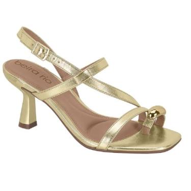 Imagem de Sandalia Beira Rio Metalizada Ref 8478.216.14710 Dourado 039