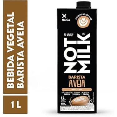 Imagem de Bebida vegetal not milk barista 1l  ideal para cafés e vaporização - N