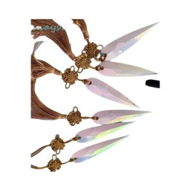 Imagem de Fantasia De Cosplay KPop Demon Hunters Zoey Com Armas De Dardo E Boome