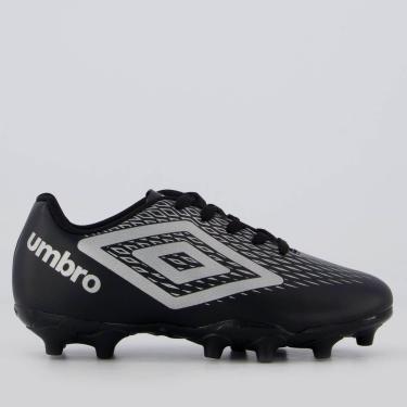 Imagem de Chuteira Umbro X-Diamond Campo Juvenil Preta-Unissex