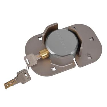 Imagem de Trava e ferrolho de manilha oculta resistente para caminhões, reboques ou vans