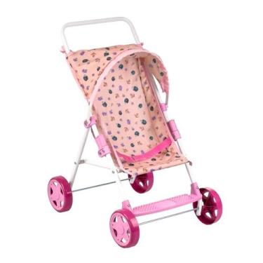 Imagem de Carrinho de boneca Soft bebê reborn - Kids Baby, Rosa dog