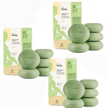 Imagem de Kit Natura sabonete Alecrim Sálvia 3 caixas total 15 unid 90g cada Ref